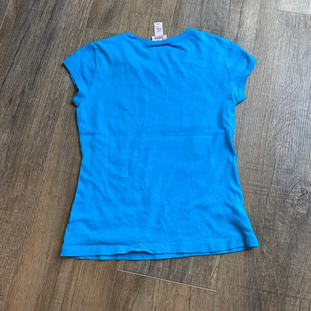 Justice Girls Blue Peace Love Soccer Shirt Sz 7 & 2 Soccer Books Bundle Kids Set